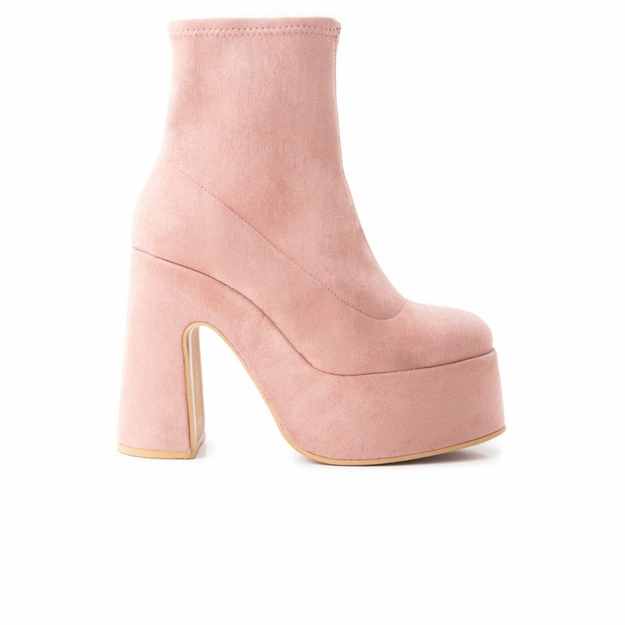 Women L'Intervalle | L'Intervalle Women Flash Pink Suede Stretch Pink Suede Stretch/Rose Suede