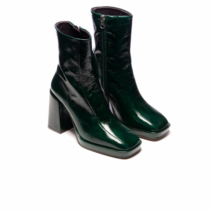 Women L'Intervalle | L'Intervalle Hillman Women Green Leather