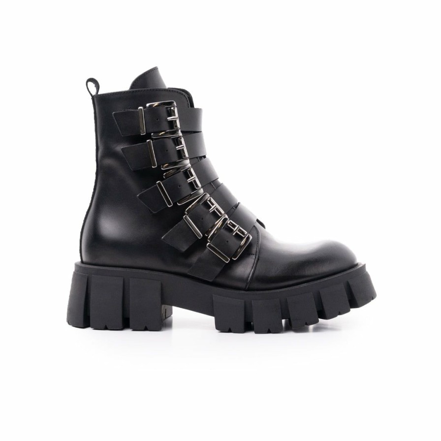 Women L'Intervalle | L'Intervalle Kuala Women Black Leather