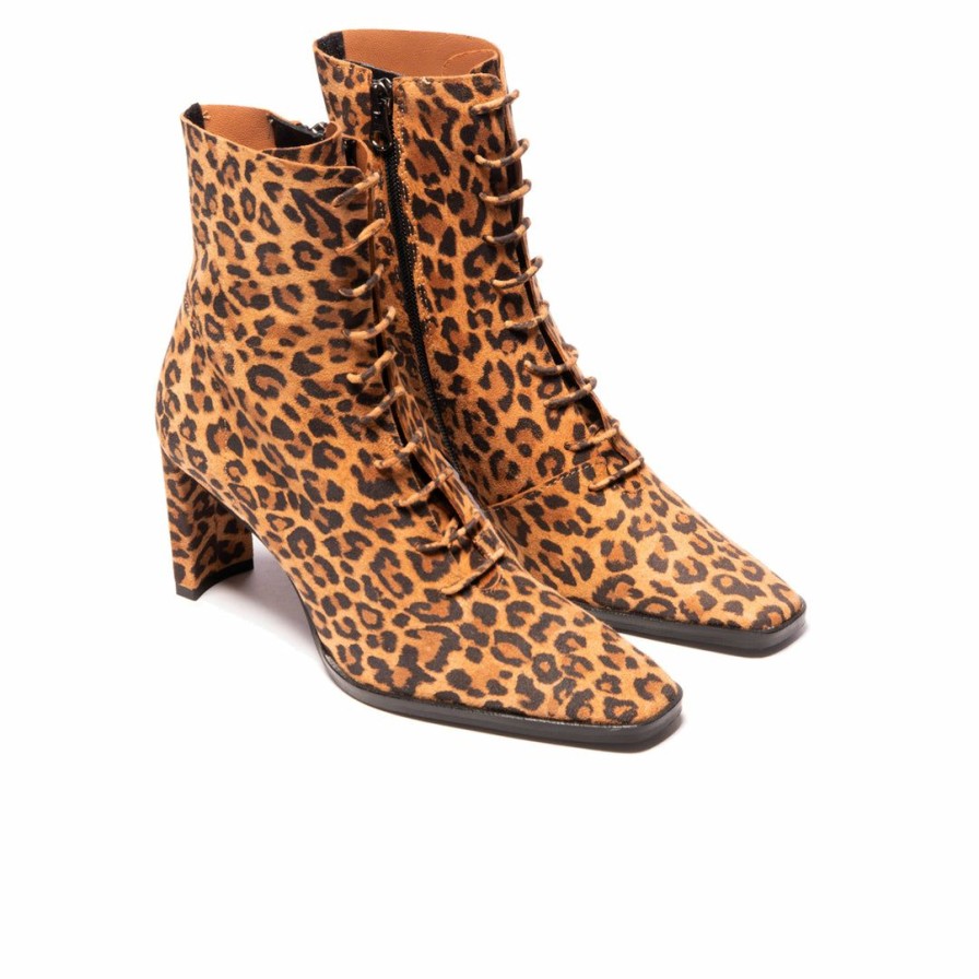 Women L'Intervalle | L'Intervalle Steinway Women Tan Leopard