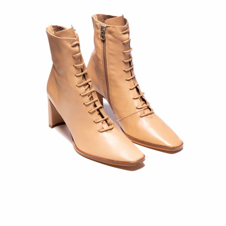 Women L'Intervalle | L'Intervalle Steinway Camel Leather