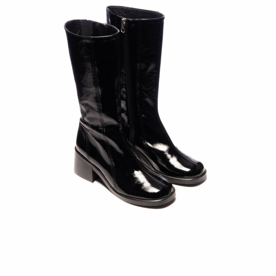 Women L'Intervalle | L'Intervalle Arles Women Black Leather