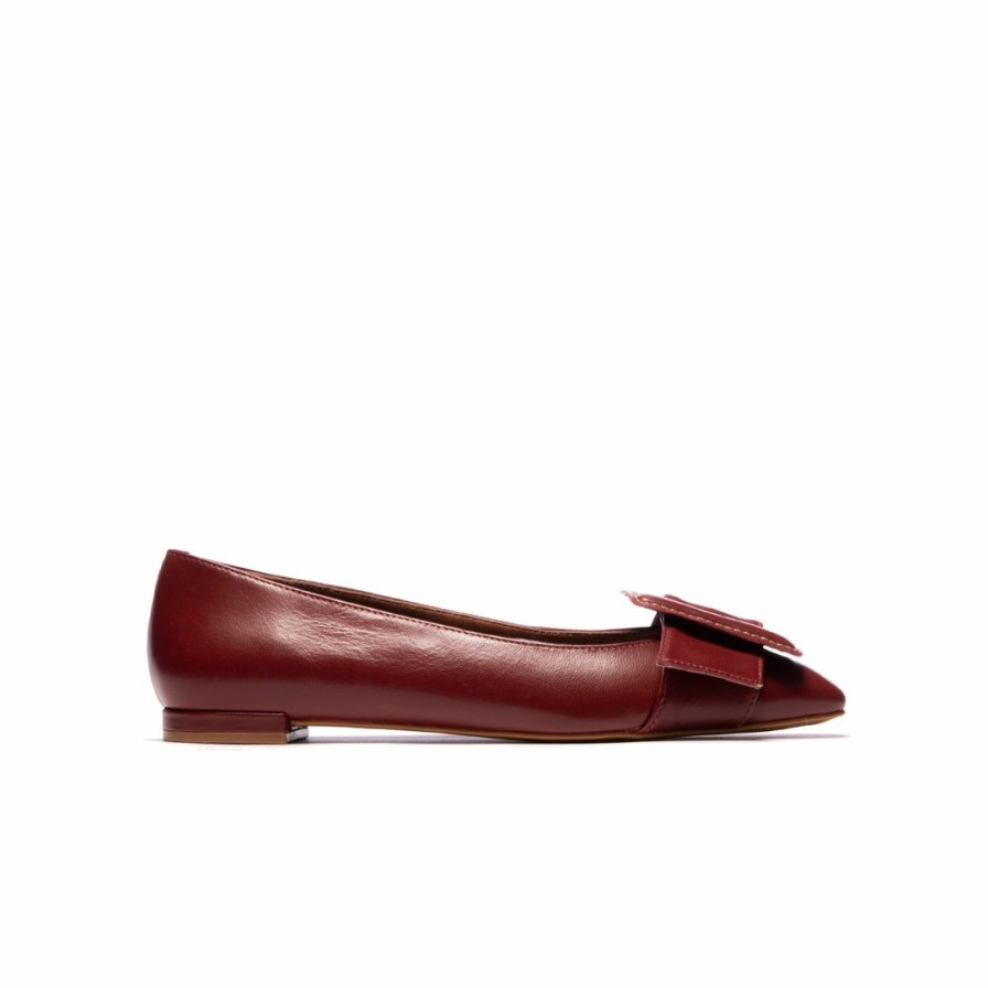 Women L'Intervalle | L'Intervalle Mulan Bordeaux Leather Bordeau Leather