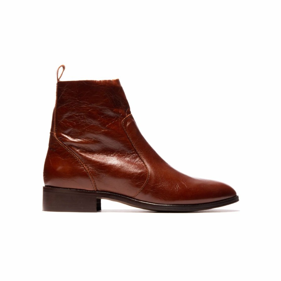 Women L'Intervalle | L'Intervalle Mercer Chestnut Leather