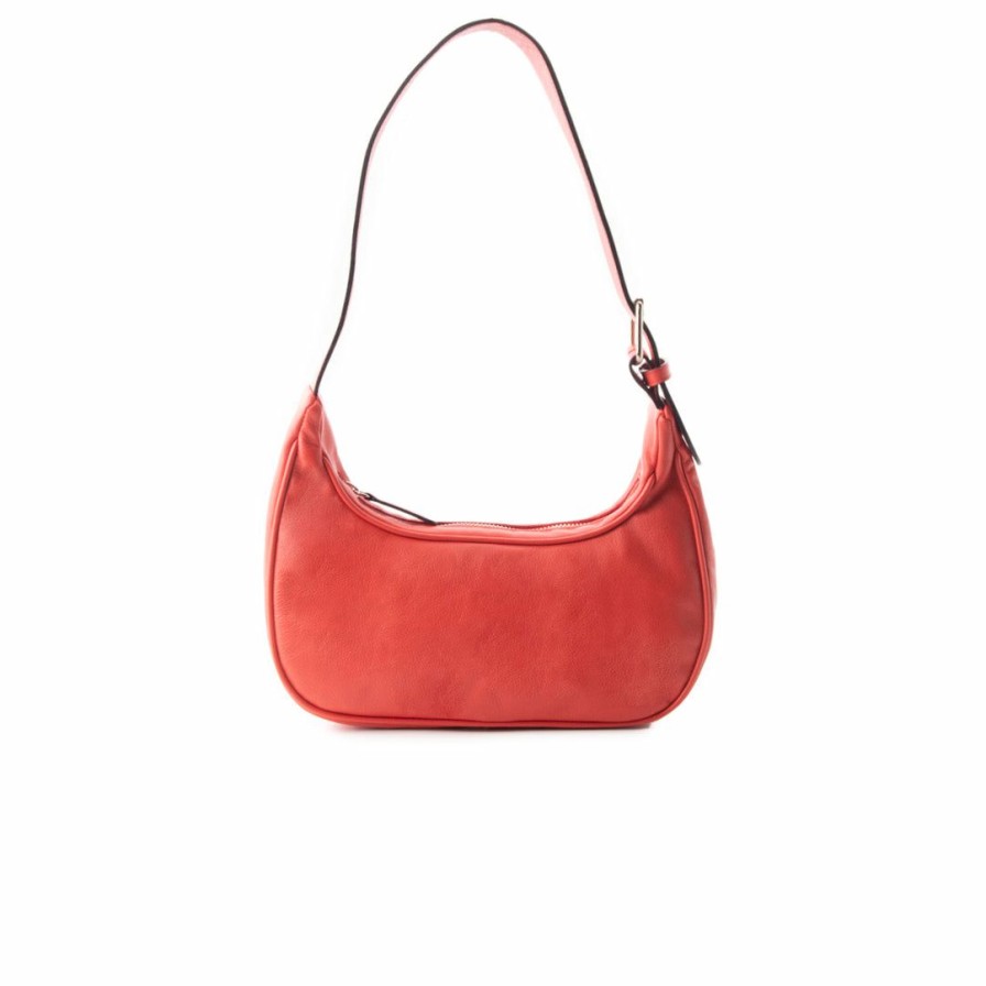 Women L'Intervalle | L'Intervalle District Red Leather Red Leather/Cuir Rouge