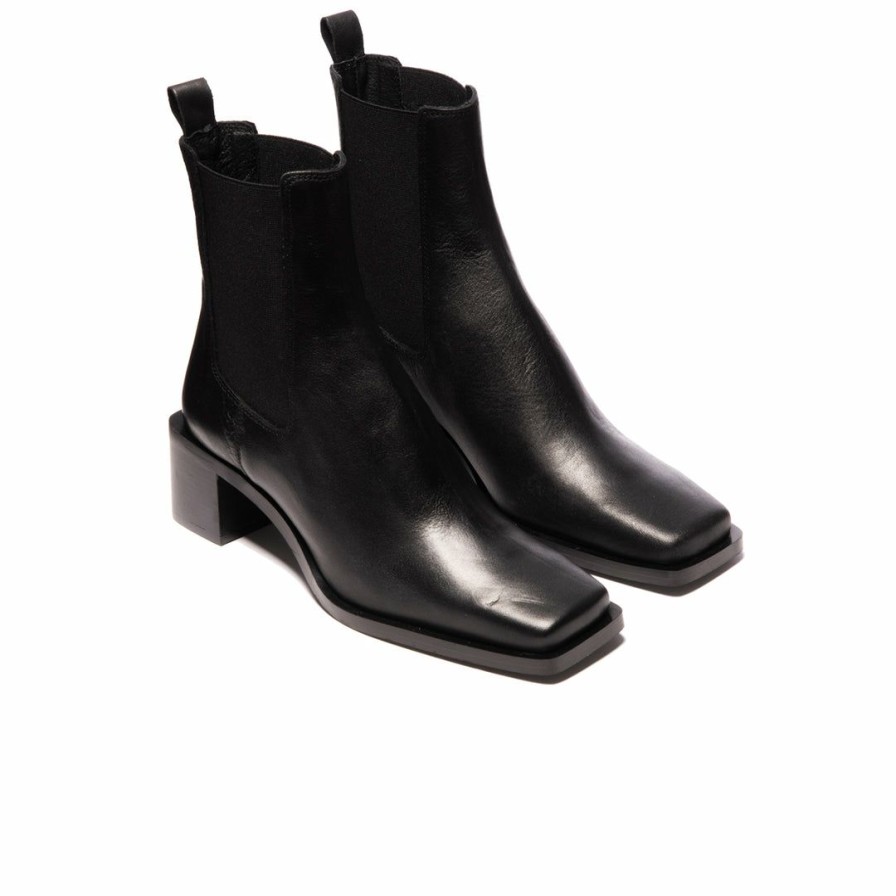 Women L'Intervalle | L'Intervalle Albans Women Black Leather