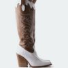 Women L'Intervalle | L'Intervalle Otis Women White/Tan Leather