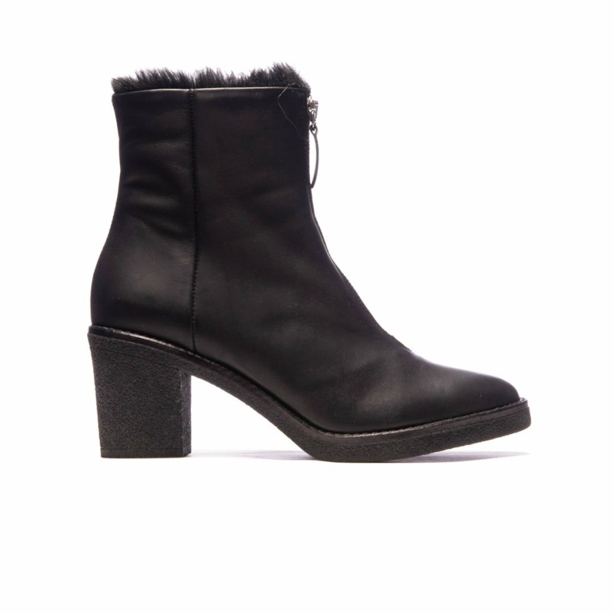 Women L'Intervalle | L'Intervalle Spica Black Leather