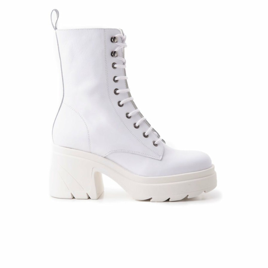 Women L'Intervalle | L'Intervalle Romeo White Leather