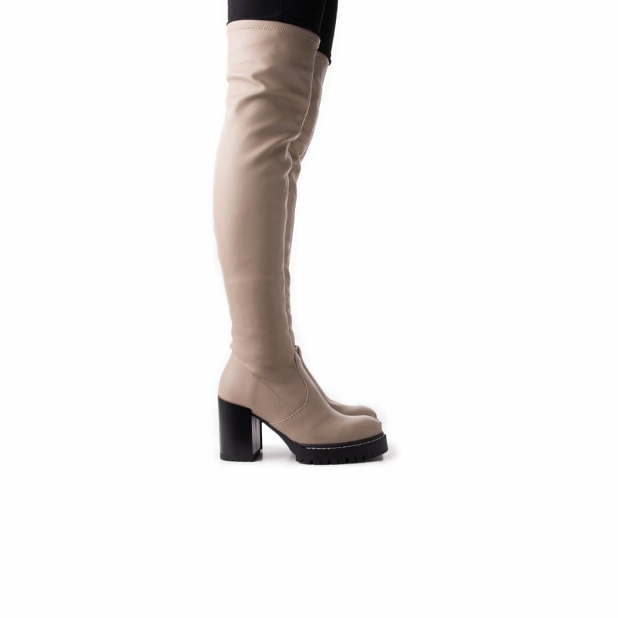 Women L'Intervalle | L'Intervalle Rialto Taupe Stretch