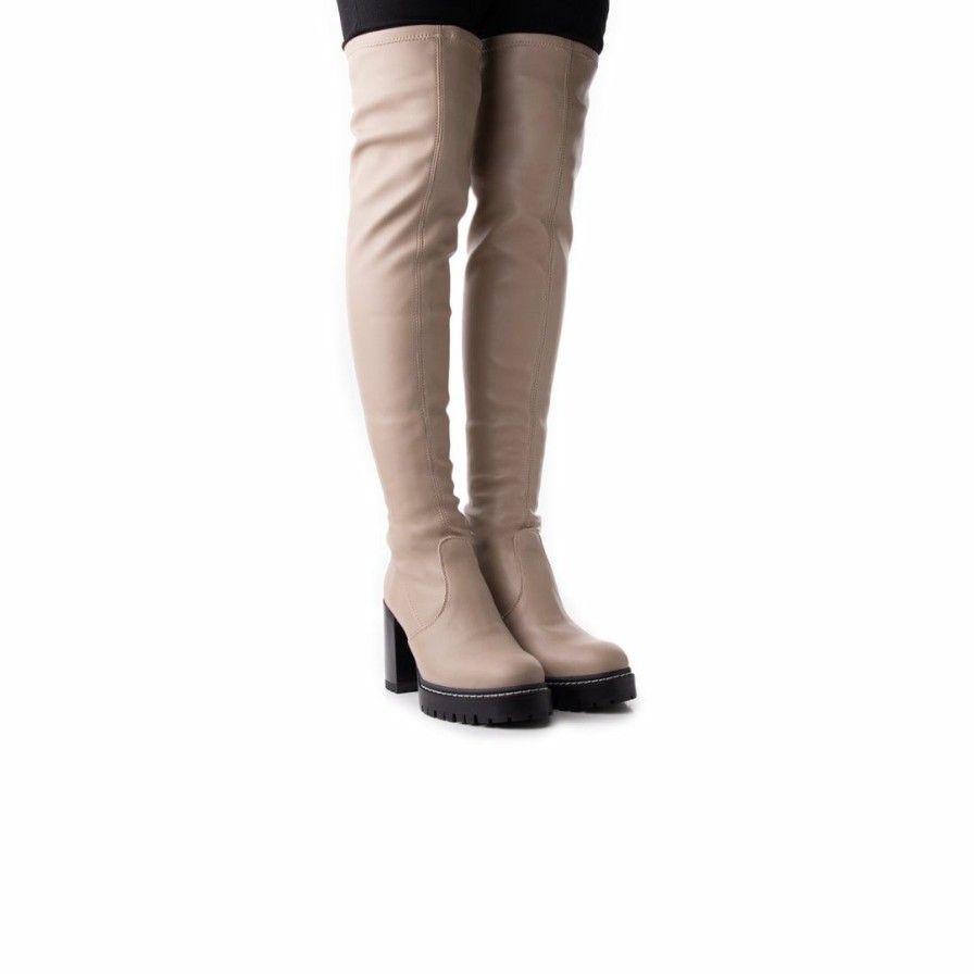 Women L'Intervalle | L'Intervalle Rialto Taupe Stretch