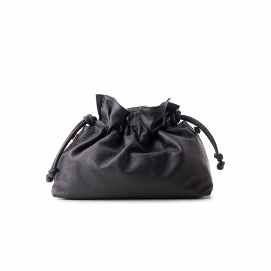 Bags L'Intervalle | L'Intervalle Women Thala Black Leather Black Leather/Noir Cuir