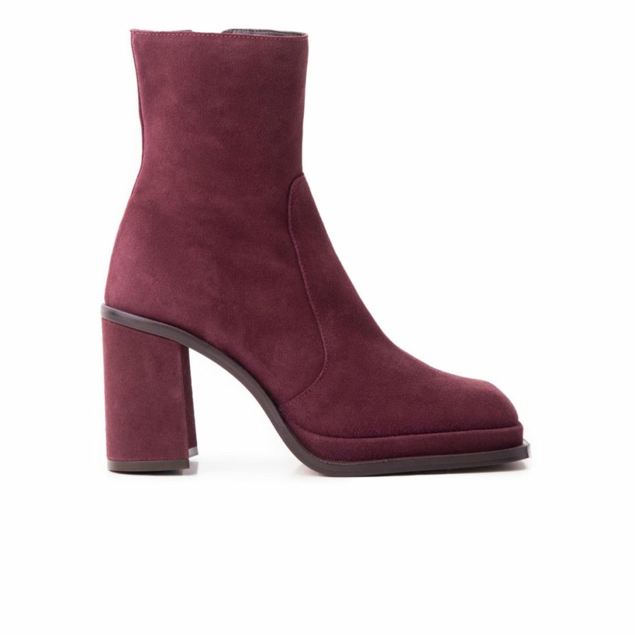 Women L'Intervalle | L'Intervalle Women Bowen Raisin Suede