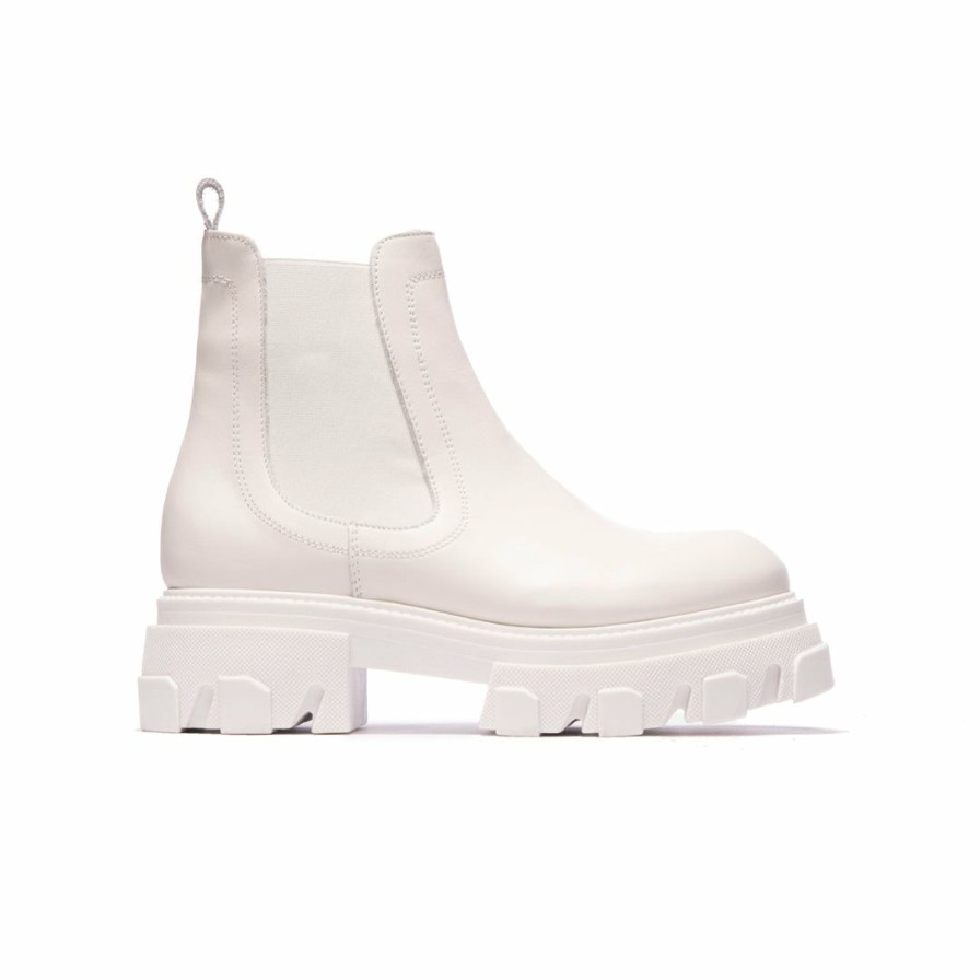 Women L'Intervalle | L'Intervalle Shenzen White Leather/White Sole