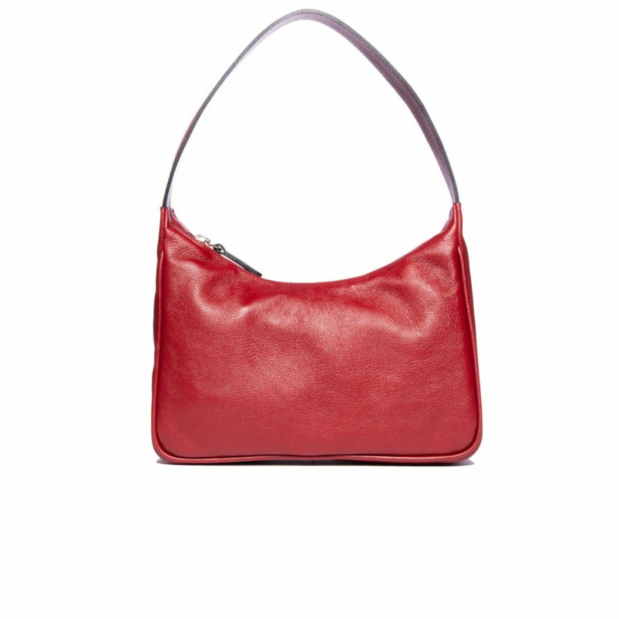 Bags L'Intervalle | L'Intervalle City Bordeaux Leather Women Bordeau Leather