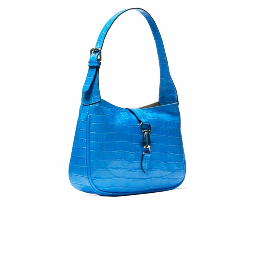 Bags L'Intervalle | L'Intervalle Hedy Women Blue Croco