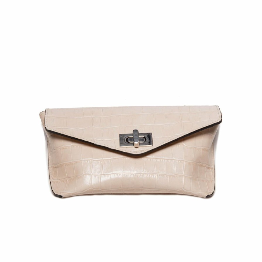 Bags L'Intervalle | L'Intervalle Women Helen Cream Croco