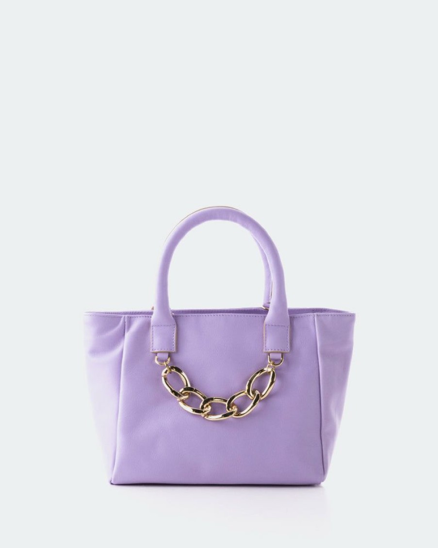 Bags L'Intervalle | L'Intervalle Mini Island Lilac Leather Lilac Leather/