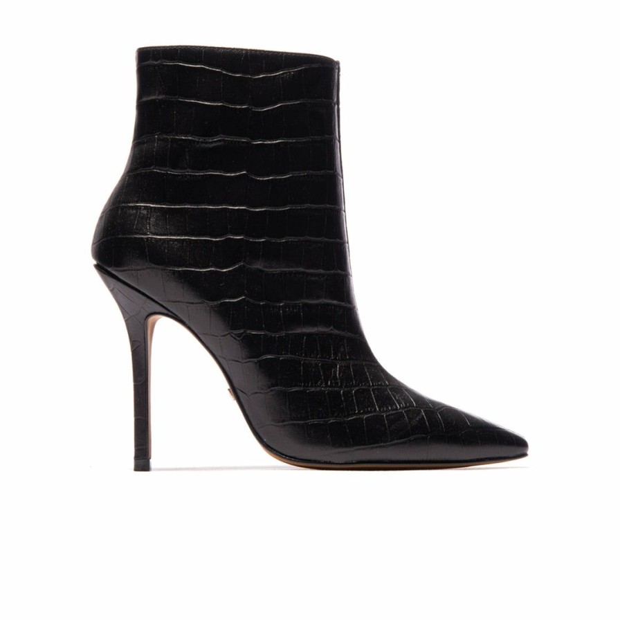 Women L'Intervalle | L'Intervalle Cathy Boots Black Croco