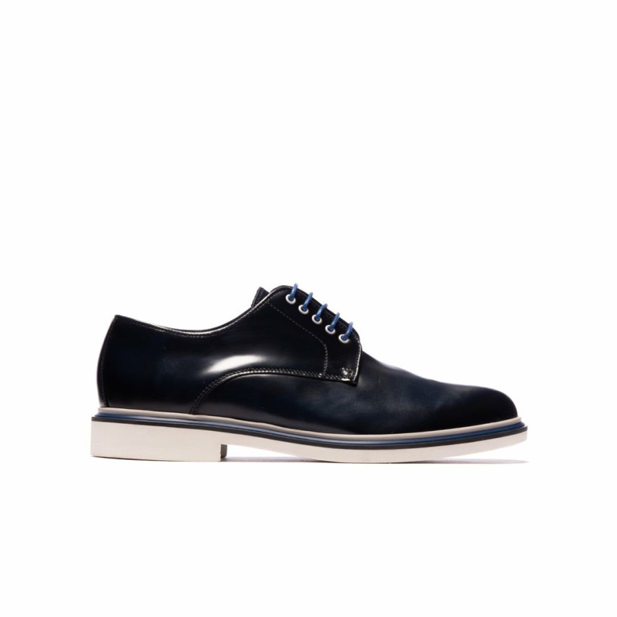 Women L'Intervalle | L'Intervalle Women Oliver Navy Leather