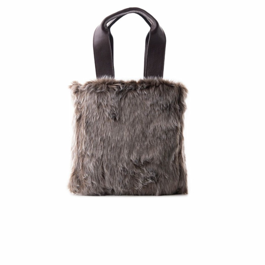 Bags L'Intervalle | L'Intervalle Women Canella Brown Fur Brown Fur/Brun Fourrure