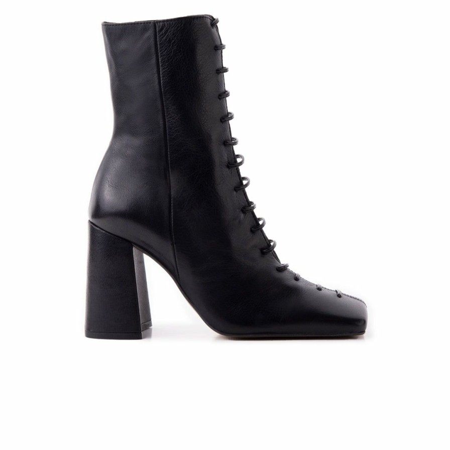 Women L'Intervalle | L'Intervalle Women Graham Black Leather