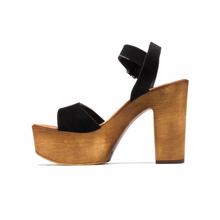 Women L'Intervalle | L'Intervalle Amar Black Suede Women