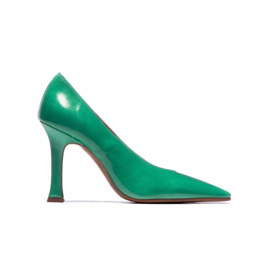 Women L'Intervalle | L'Intervalle Serilda Green Leather Women