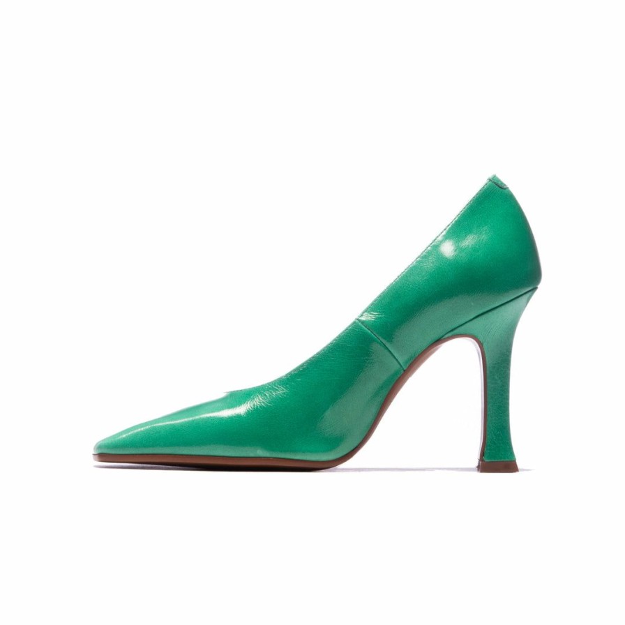 Women L'Intervalle | L'Intervalle Serilda Green Leather Women