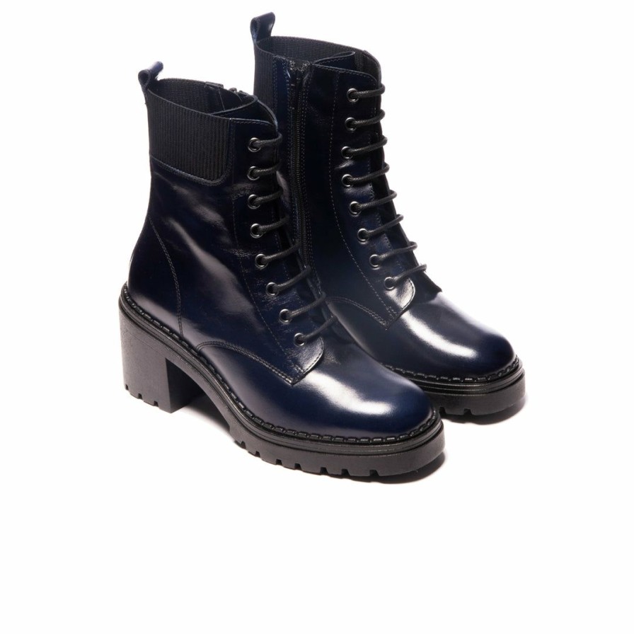 Women L'Intervalle | L'Intervalle Potenza Women Navy Leather