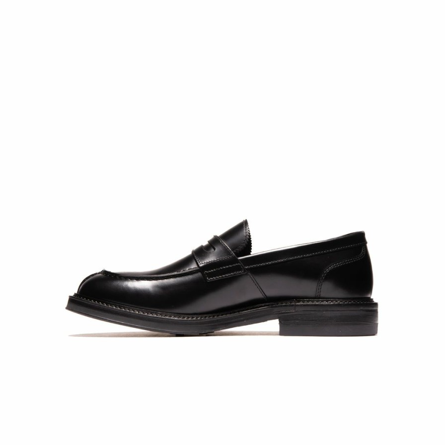 Women L'Intervalle | L'Intervalle Leonardo Black Leather