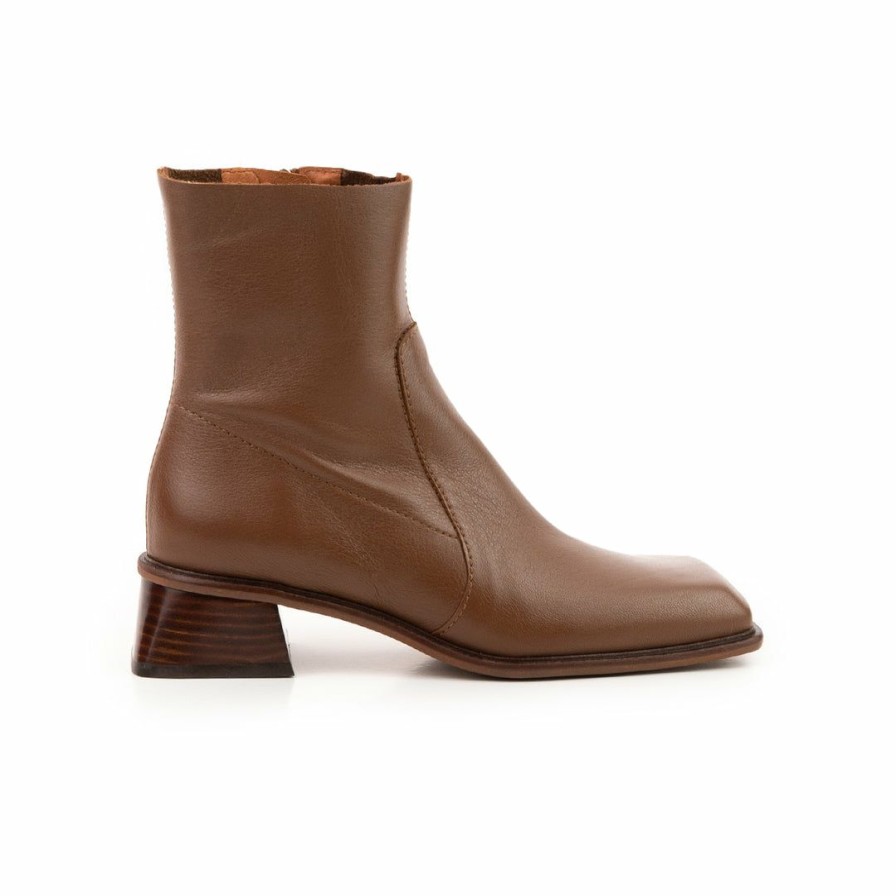 Women L'Intervalle | L'Intervalle Burgos Women Cognac Leather