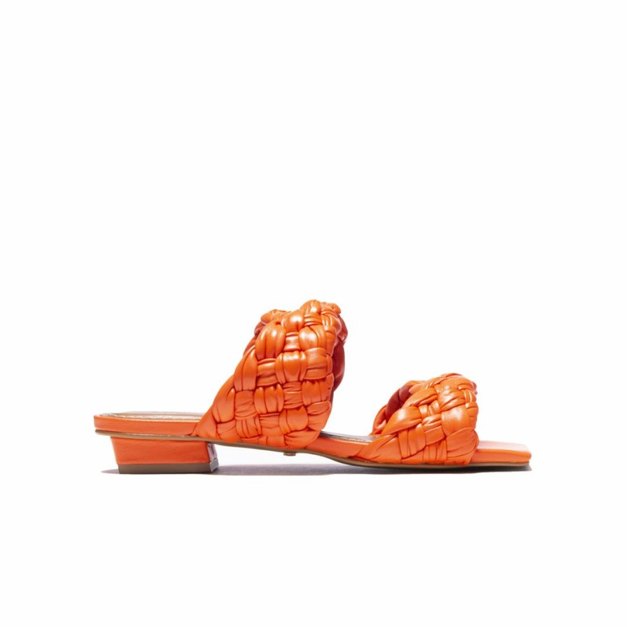 Women L'Intervalle | L'Intervalle Dazur Orange Leather