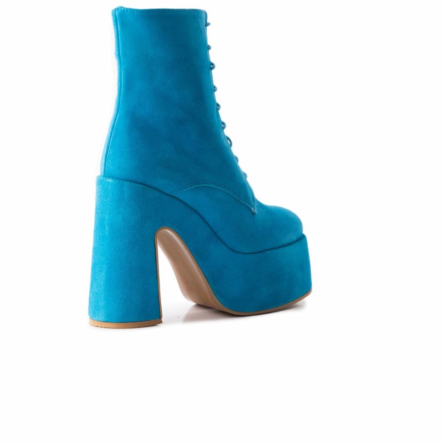 Women L'Intervalle | L'Intervalle Mellow Blue Suede Women Blue Suede/Bleu Suede