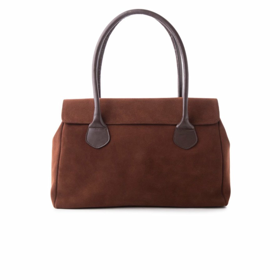 Bags L'Intervalle | L'Intervalle Mazarine Brown Suede Brown Suede/Suede Brun