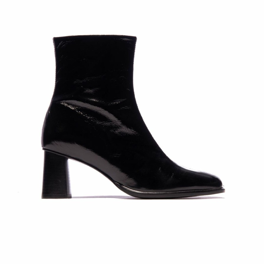 Women L'Intervalle | L'Intervalle Women Swan Black Leather