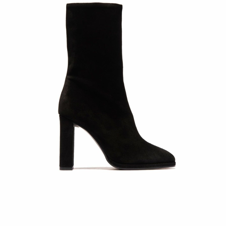 Women L'Intervalle | L'Intervalle Women Carling Black Suede