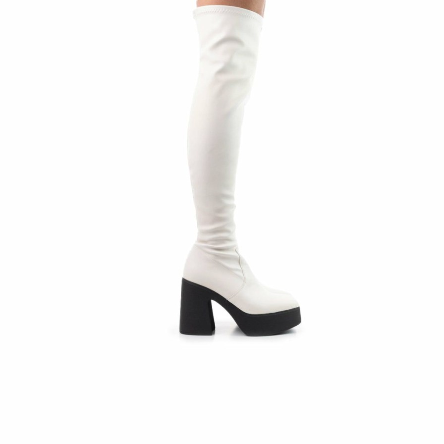 Women L'Intervalle | L'Intervalle Treviso Off White Stretch