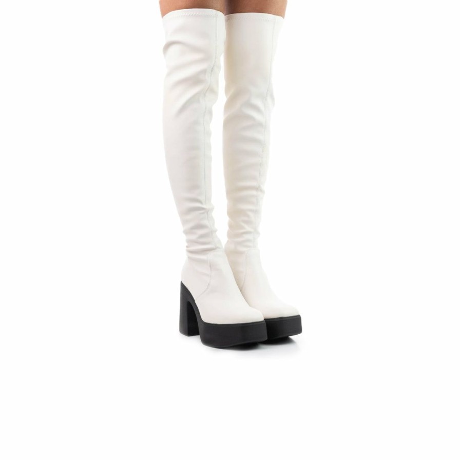 Women L'Intervalle | L'Intervalle Treviso Off White Stretch