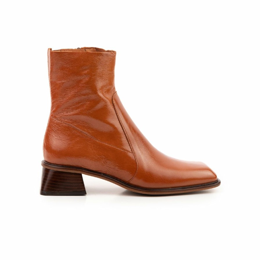 Women L'Intervalle | L'Intervalle Burgos Burnt Orange Leather