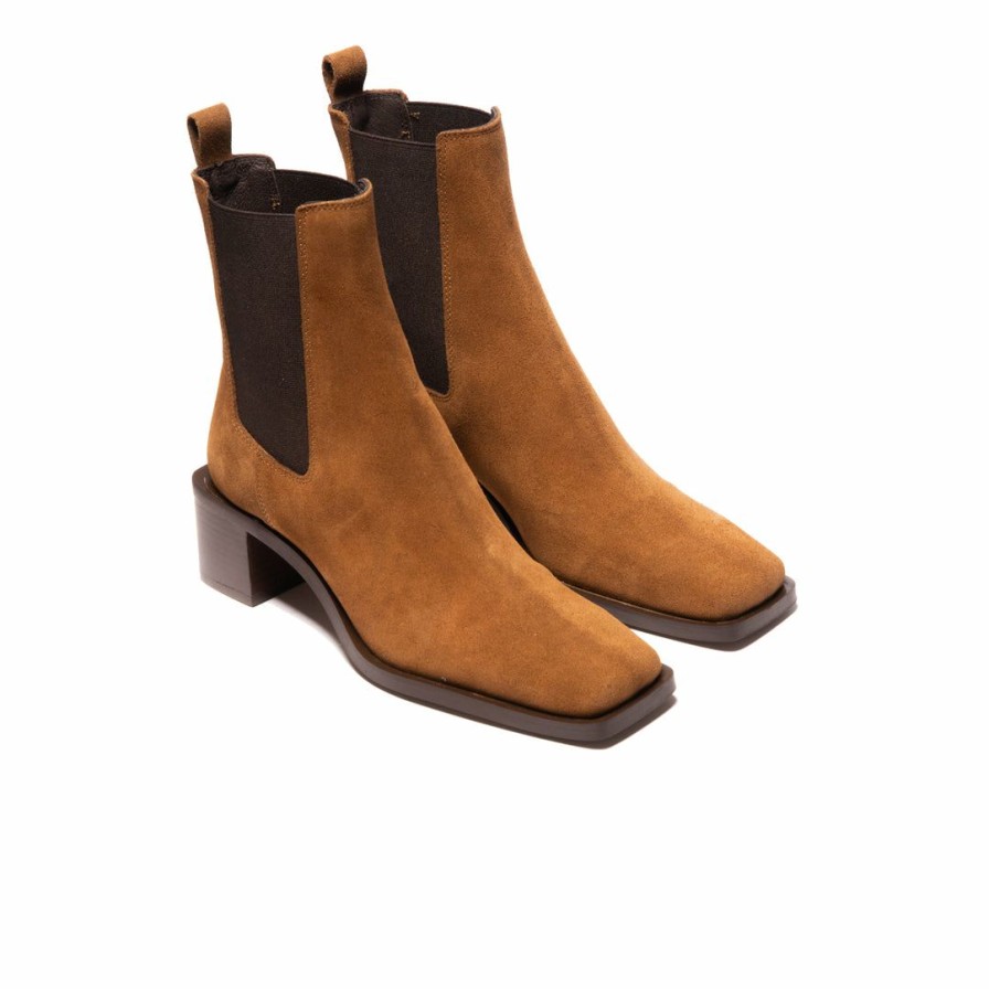 Women L'Intervalle | L'Intervalle Albans Women Tan Suede