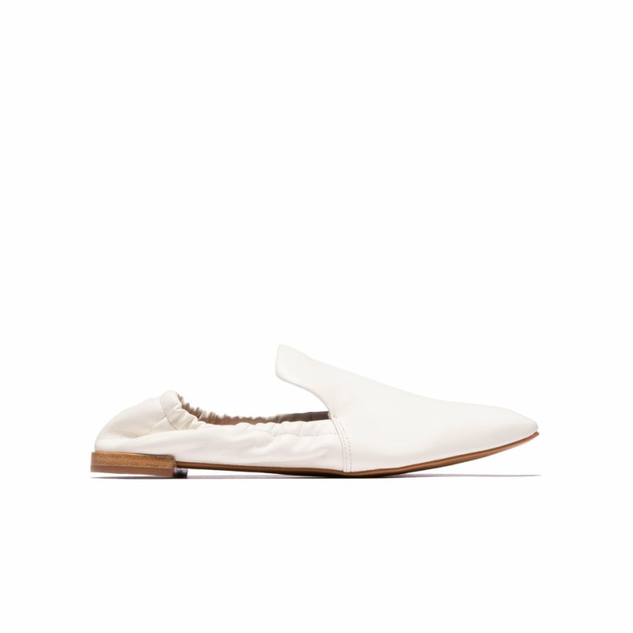 Women L'Intervalle | L'Intervalle Tulip White Leather