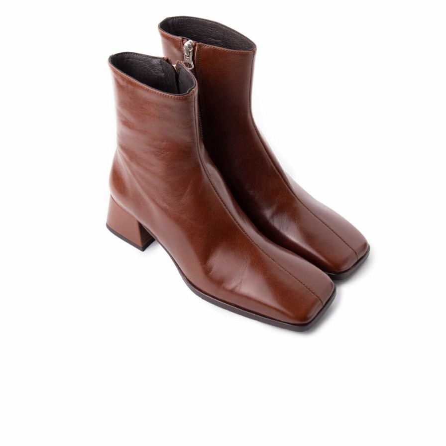 Women L'Intervalle | L'Intervalle Women Westluc Chestnut Leather