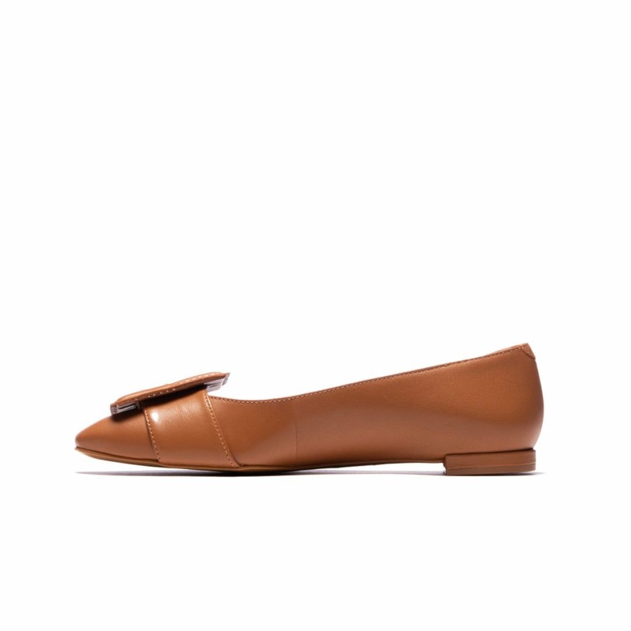 Women L'Intervalle | L'Intervalle Mulan Chestnut Leather