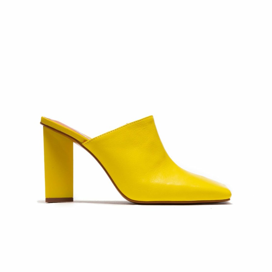 Women L'Intervalle | L'Intervalle Loutro Women Yellow Leather