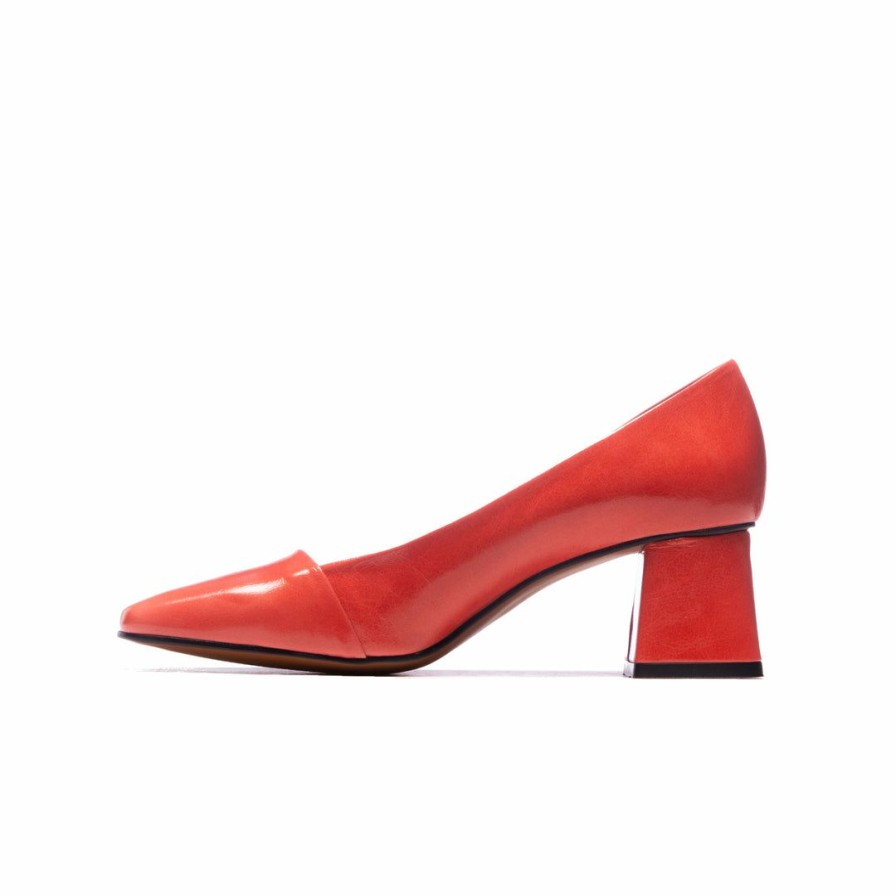 Women L'Intervalle | L'Intervalle Kiera Coral Leather