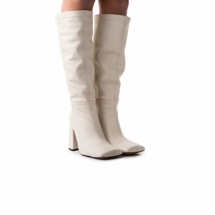 Women L'Intervalle | L'Intervalle Fleek Women Off White Leather