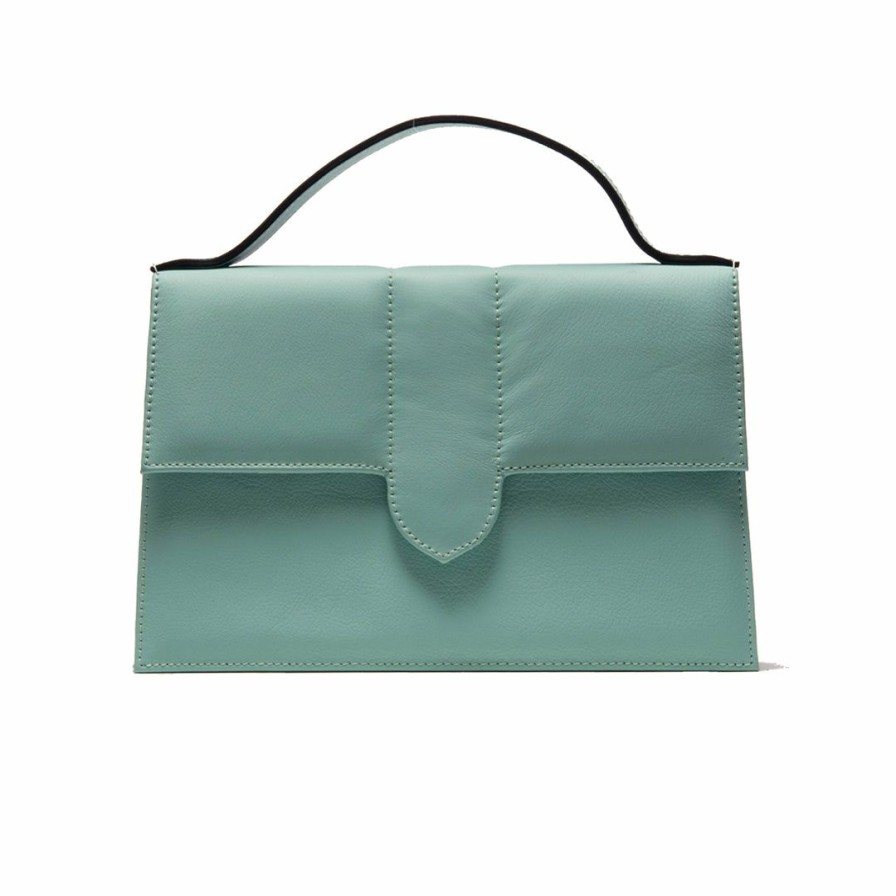 Bags L'Intervalle | L'Intervalle Women Diya Mint Leather