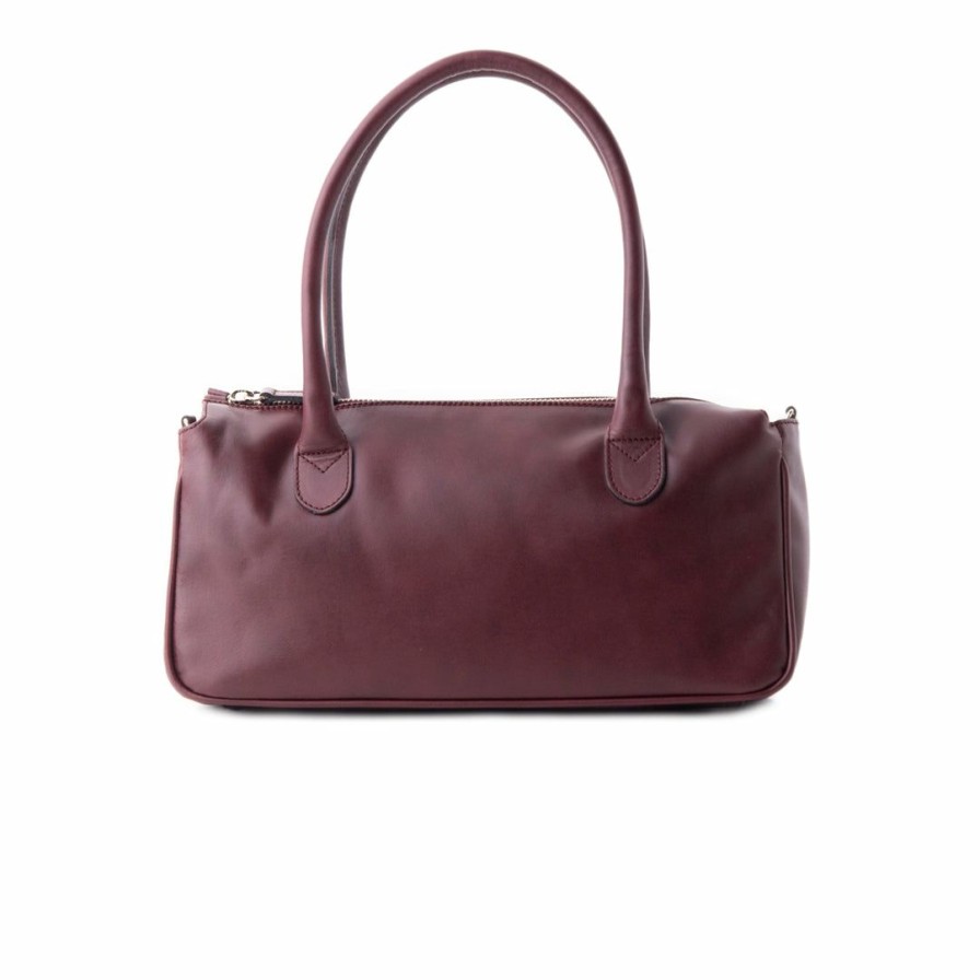 Bags L'Intervalle | L'Intervalle Jean Dark Red Leather Women Dark Red Leather/Rouge Cuir