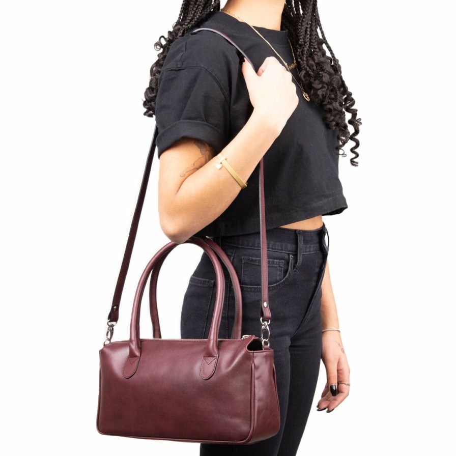 Bags L'Intervalle | L'Intervalle Jean Dark Red Leather Women Dark Red Leather/Rouge Cuir